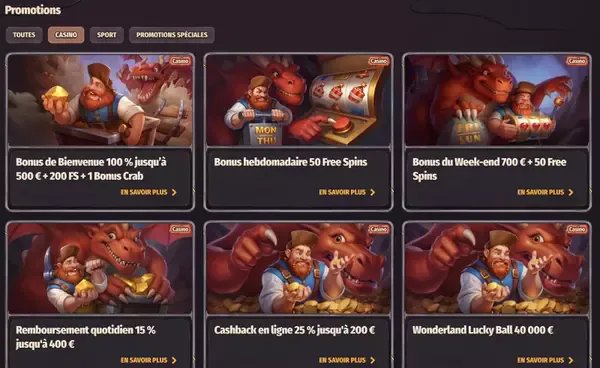 Découvrez les avantages exclusifs du Dragonia Casino en ligne Français